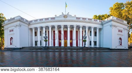 Municipal Duma Or Odessa City Council In Autumn, Ukraine
