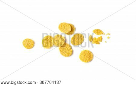 Yellow Corn Cereal, Crispy Corn Flakes, Cornflakes Or Cereals