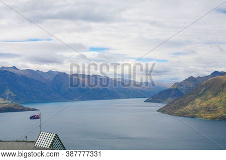 Lake Wakatipu Is An Inland Lake (finger Lake) In The South Island Of New Zealand. It Is In The South