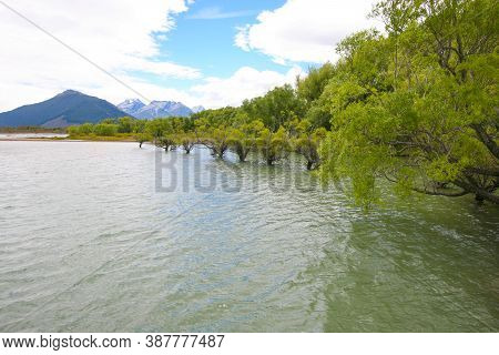 Lake Wakatipu Is An Inland Lake (finger Lake) In The South Island Of New Zealand. It Is In The South