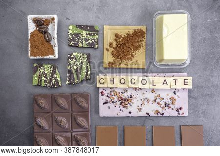 Assorted Colorful Chocolate Bar