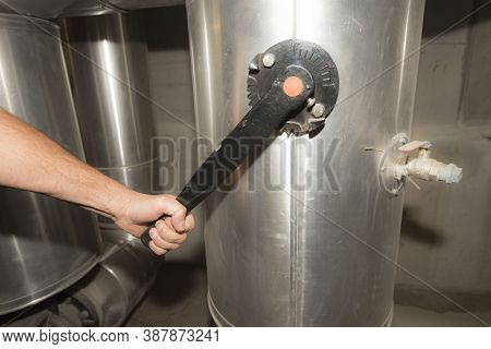 Valve In An Industrial Plant