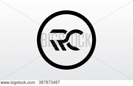 Initial Rc Letter Logo With Creative Modern Business Typography Vector Template. Creative Letter Rc