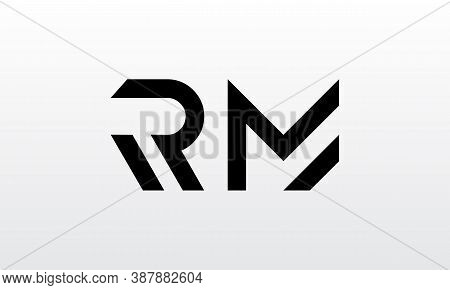 Initial Rm Letter Logo With Creative Modern Business Typography Vector Template. Creative Letter Rm