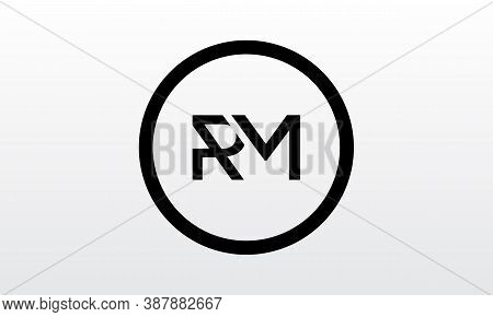 Initial Rm Letter Logo With Creative Modern Business Typography Vector Template. Creative Letter Rm