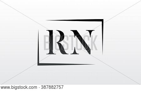 Initial Rn Letter Logo With Creative Modern Business Typography Vector Template. Creative Letter Rn 