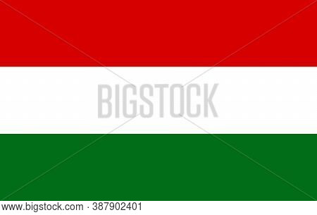 Icon Vector Flag Of The State Of Hungary