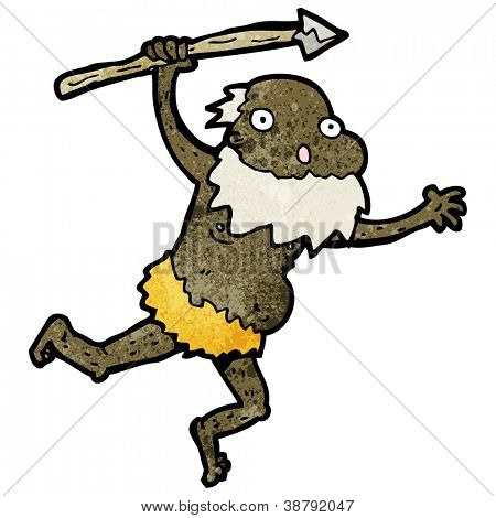 tegneserie gamle tribesman