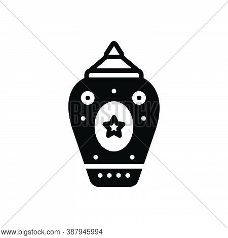 Black Solid Icon For Modern New Recent Vernal Latest Current Modernized Stylish Jar Pot