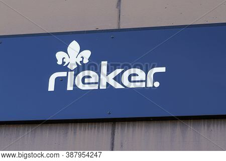 Bordeaux , Aquitaine / France - 09 25 2020 : Rieker Logo And Sign Text Of Shop German Brand Of Shoes