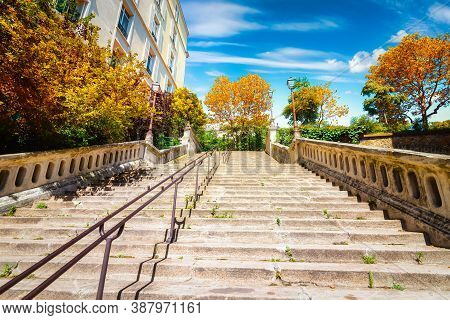 Rue De La Manutention In Paris, France