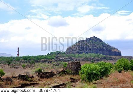 The Mountain Covered With Clouds In The Monsoon