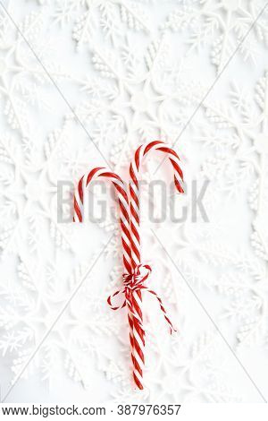 Candy Canes Bow On Image & Photo (Free Trial) | Bigstock