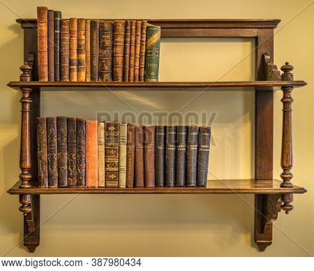 Oblegorek Poland Mar 2019 Henryk Sienkiewicz Book Collection In National Museum. He Was Polish Journ