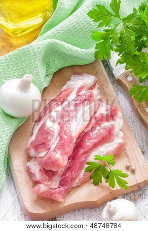 Raw meat