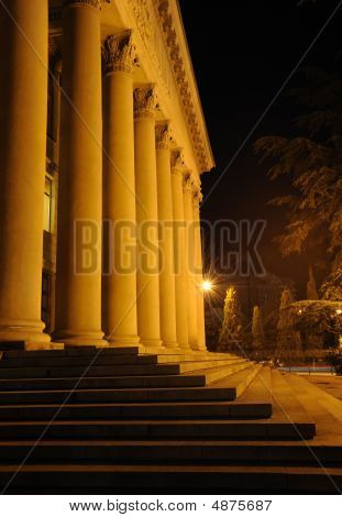 Colunas de um edifício