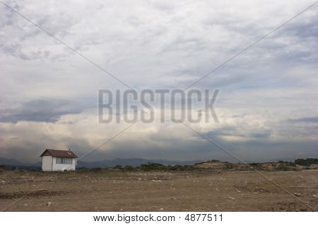 Maison sur Weel. Bord de mer. Turquie
