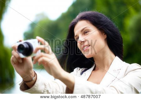 Photo prise de belle femme
