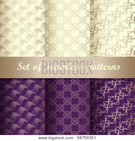 Set Of Seamless Patterns 2