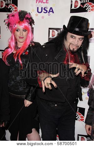 Constance Hall and Cleeve Hall at the Monster Man Costume Ball, Cabo Wabo, Hollywood, CA 10-16-13