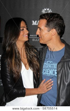 Camila Alves and Matthew McConaughey at the Macallan Masters of Photography Featuring Elliott Erwitt, Leica Gallery, Los Angeles, CA 10-24-13