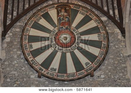 King Arthurs Round Table At Winchester Uk