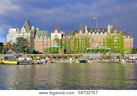 View of Inner Harbour of Victoria.