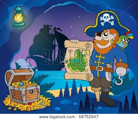Pirate cove theme image 4 - eps10 vector illustration.