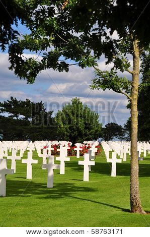 World war two cemetry in France, Europe