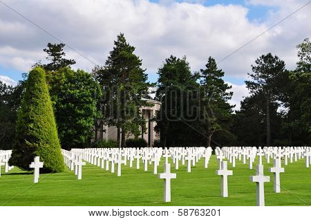 World war two cemetry in France, Europe