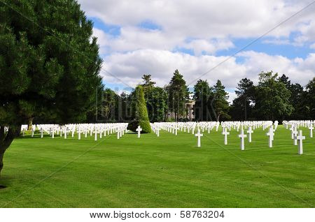 World war two cemetry in France, Europe