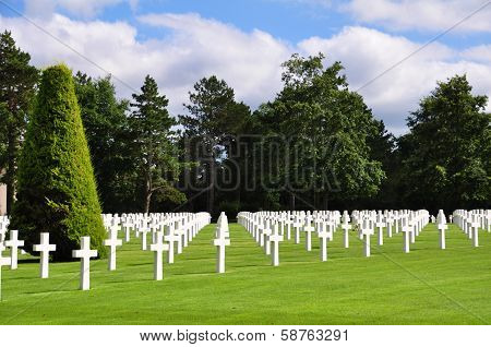 World war two cemetry in France, Europe