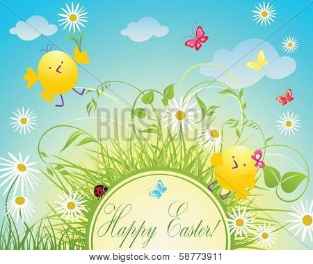 Easter greeting card