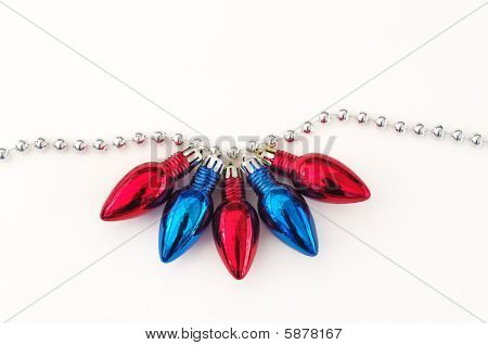 Red and Blue Ornaments