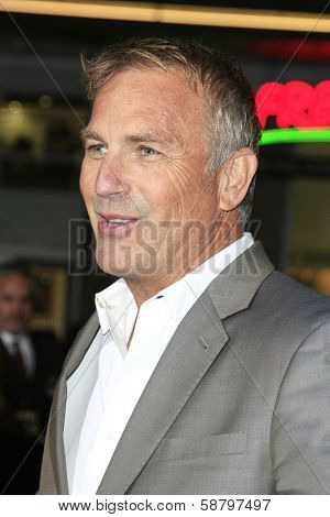 LOS ANGELES - JAN 15: Kevin Costner at the premiere of Paramount Pictures' 'Jack Ryan: Shadow Recruit' at TCL Chinese Theater on January 15, 2014 in Los Angeles, CA