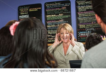 Stressed Out Cafe Owner