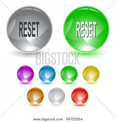 Reset. Raster interface element. 