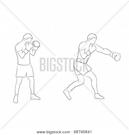 Two boxers doodle