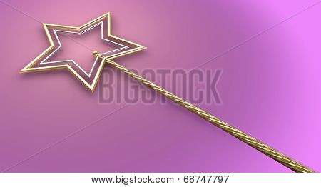 Gold And Silver Magic Wand