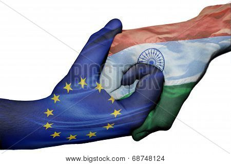 Handshake Between European Union And India