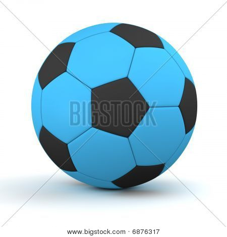 블루와 블랙 클래식 축구