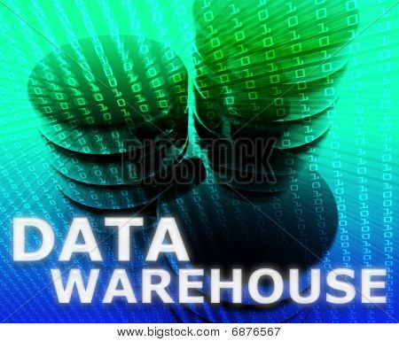 Data Warehouse illustratie