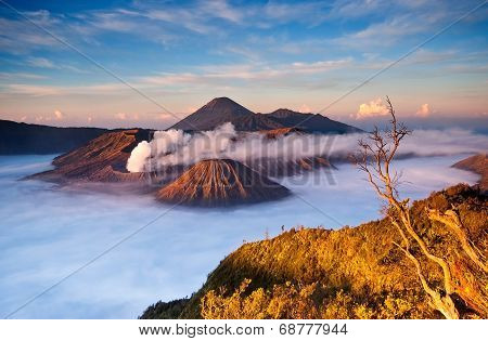 Sunrise over Mt. Bromo