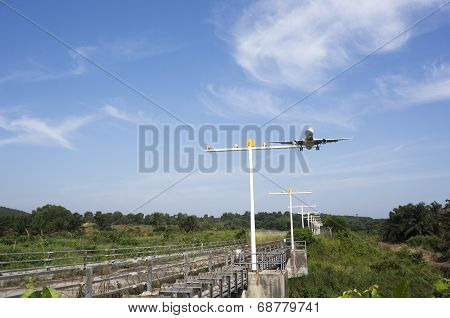 Aeroplane Ready To Landing
