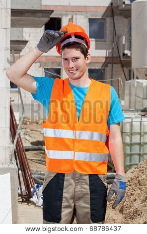 Builder During Work