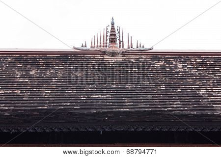 Art Of Gable Apex In Thai Temple