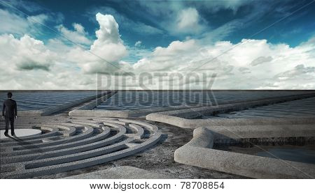 Circle With Businessman