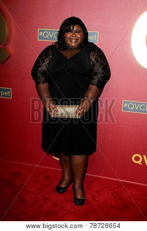 LOS ANGELES - MAR 1:  Gabourey Sidibe at the QVC 5th Annual Red Carpet Style Event at the Four Seasons Hotel on March 1, 2014 in Beverly Hills, CA