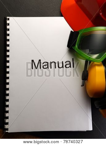 Manual With Helmet, Goggles And Headphones