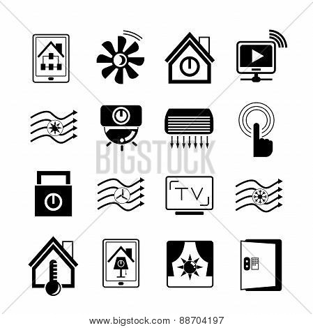 smart home system icons